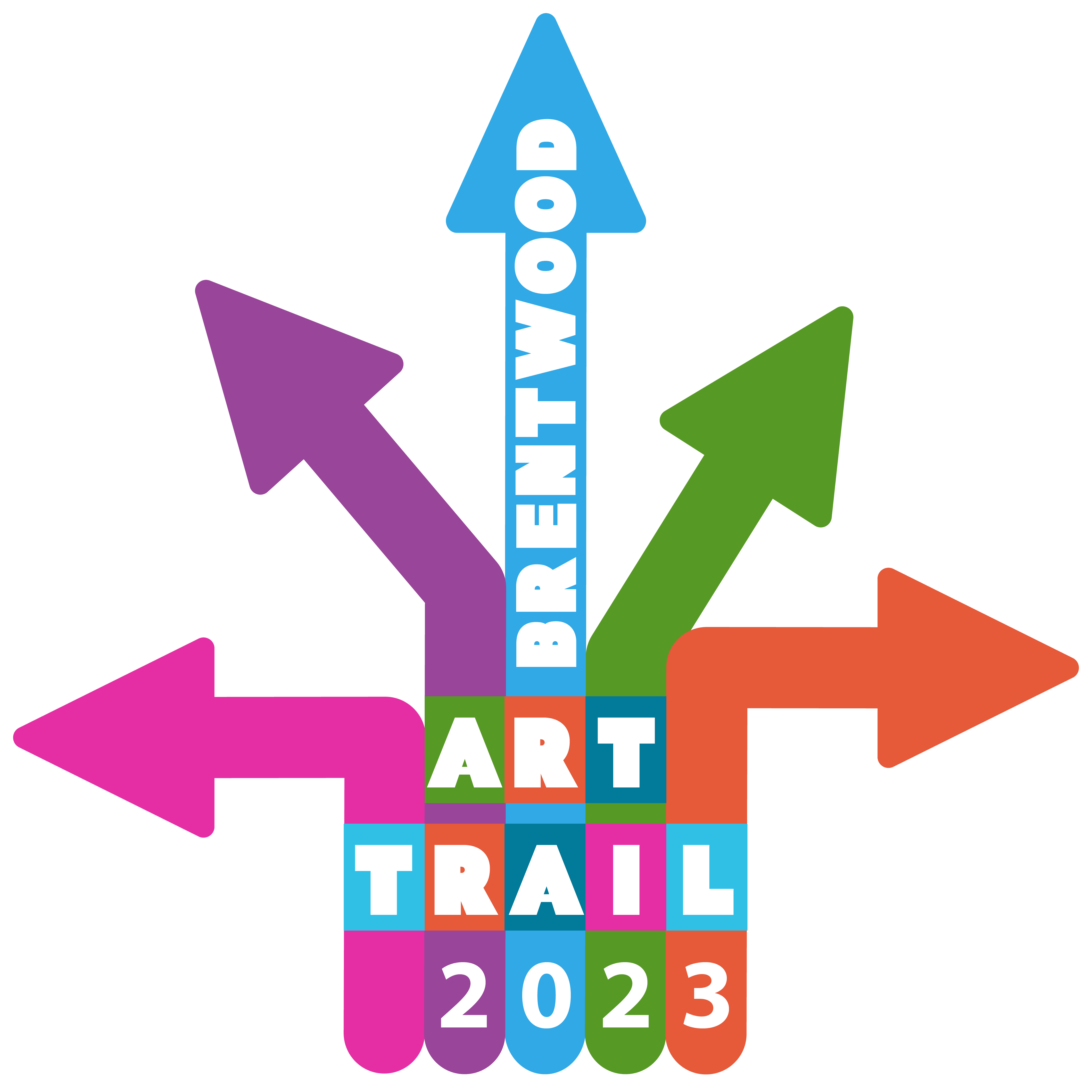 Brentwood Art Trail logo 2023